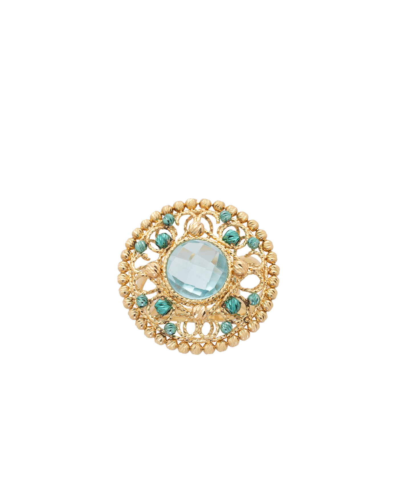 B3450btan Mizar Italian Jewels Barocco Ring 2