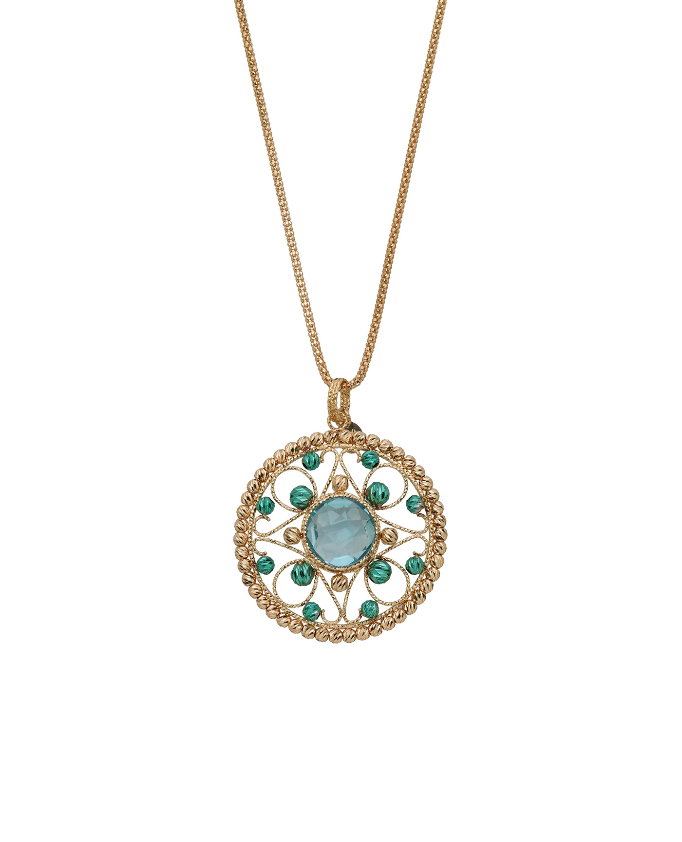 Mizar Italian Jewels Barocco Necklace 106b3462btco