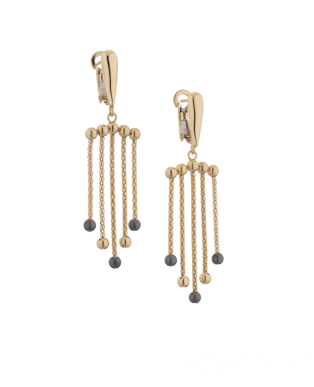 18kt Gold Frindge Earrings Made In Itay Jewellery