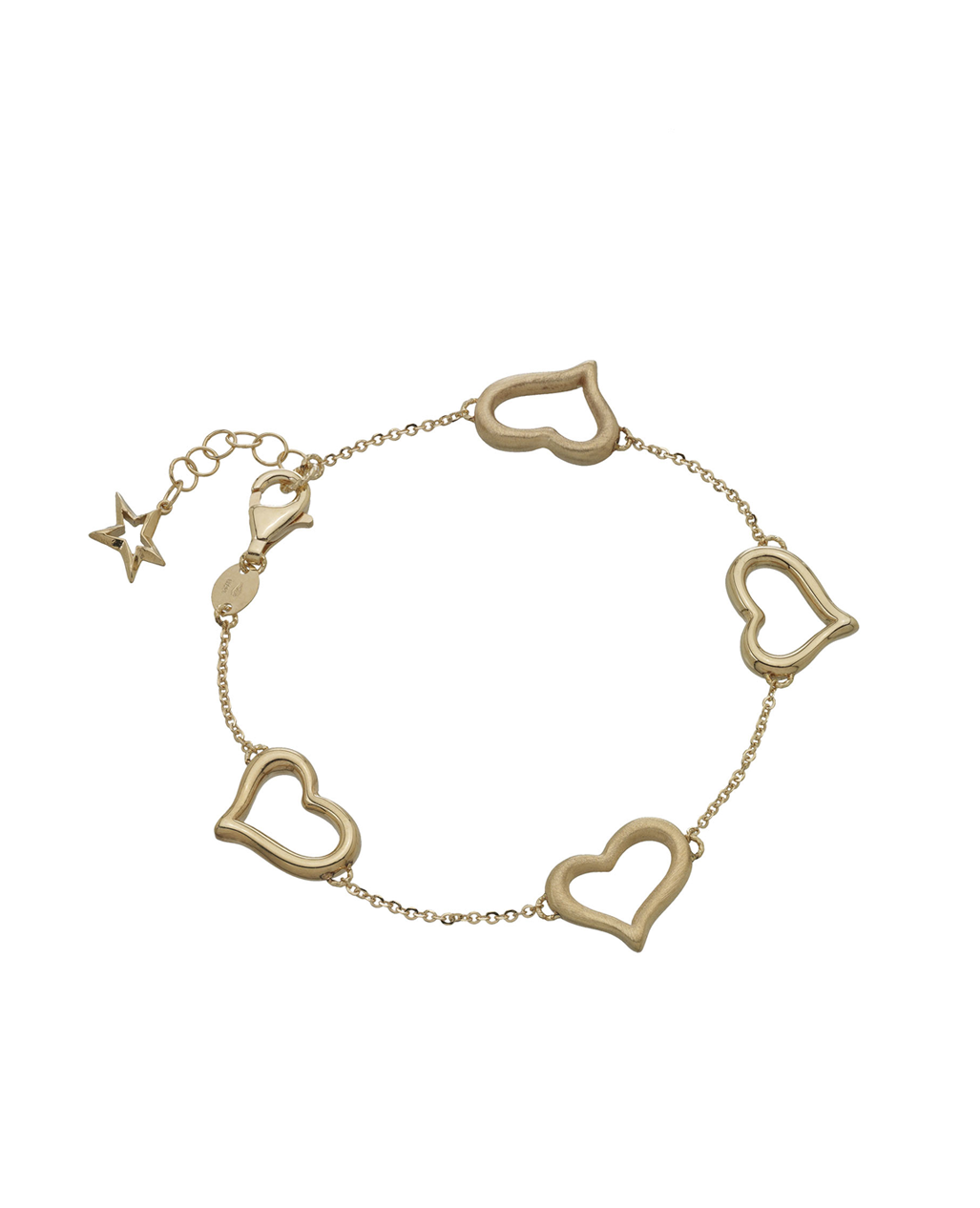 Heart Bracelet 18kt Gold Mizar