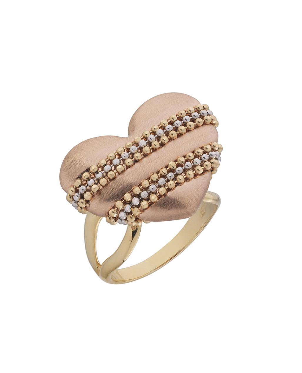 Mizar Heart Ring Gold 18kt Made In Ialy