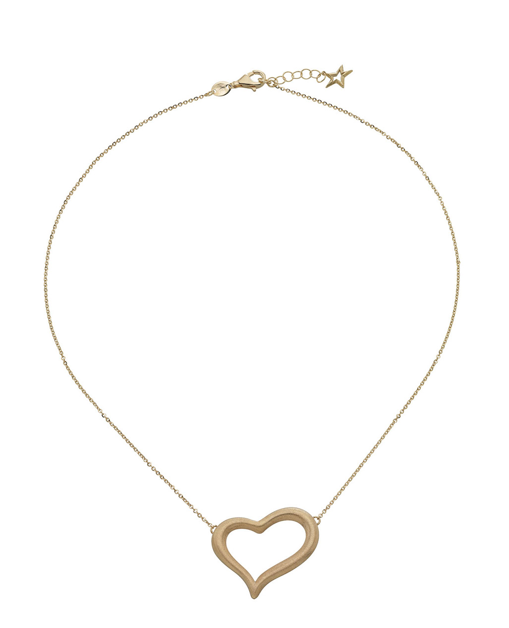 Mizar Heart Shaped Necklace 18kt Gold Made In Italy